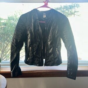 H&M leather jacket